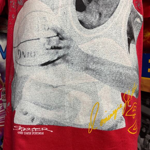 Vintage Atlanta Hawks 1989‎ Dominique Wilkins Starter NBA Tee - Picture 3 of 7